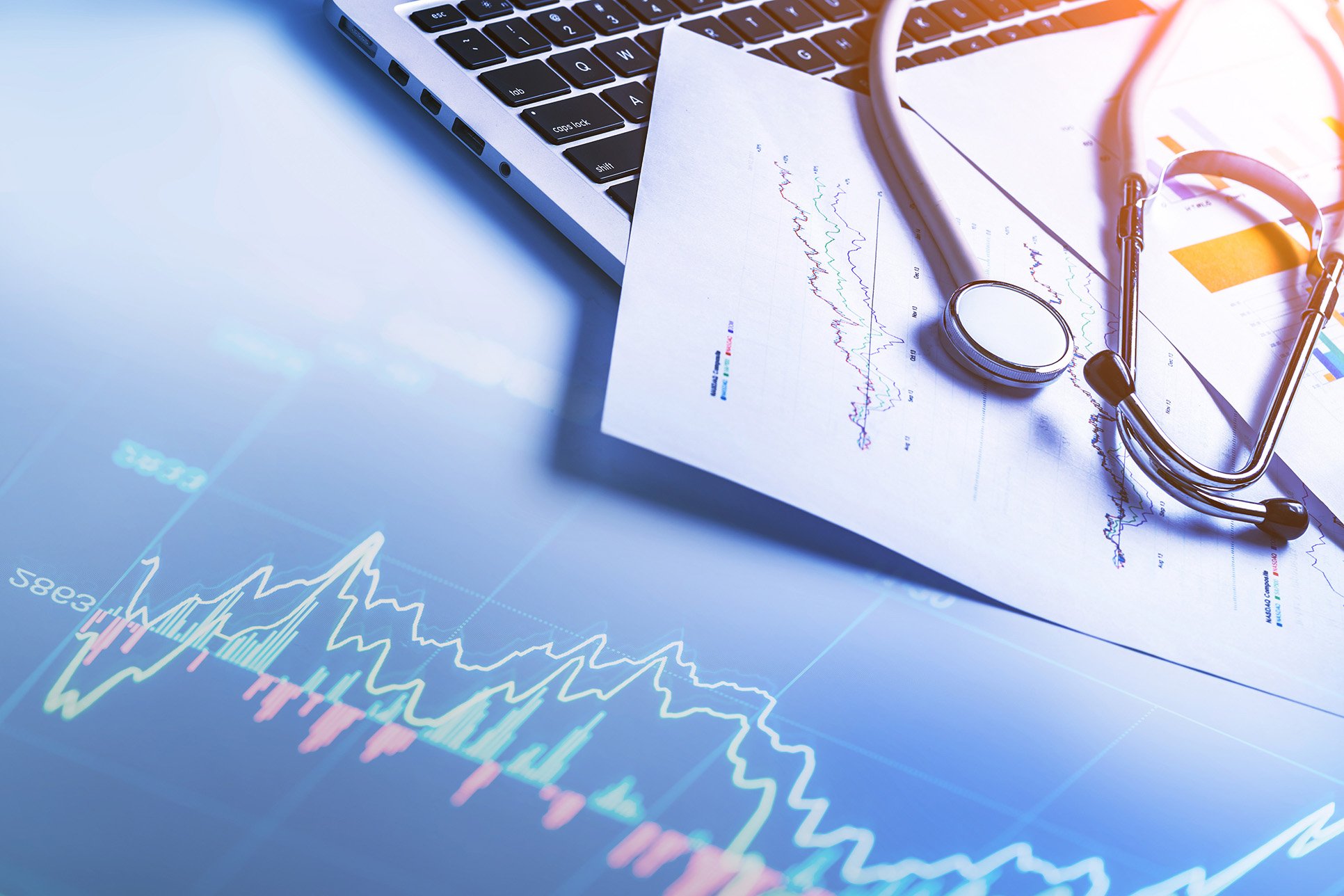 stethoscope and reports
