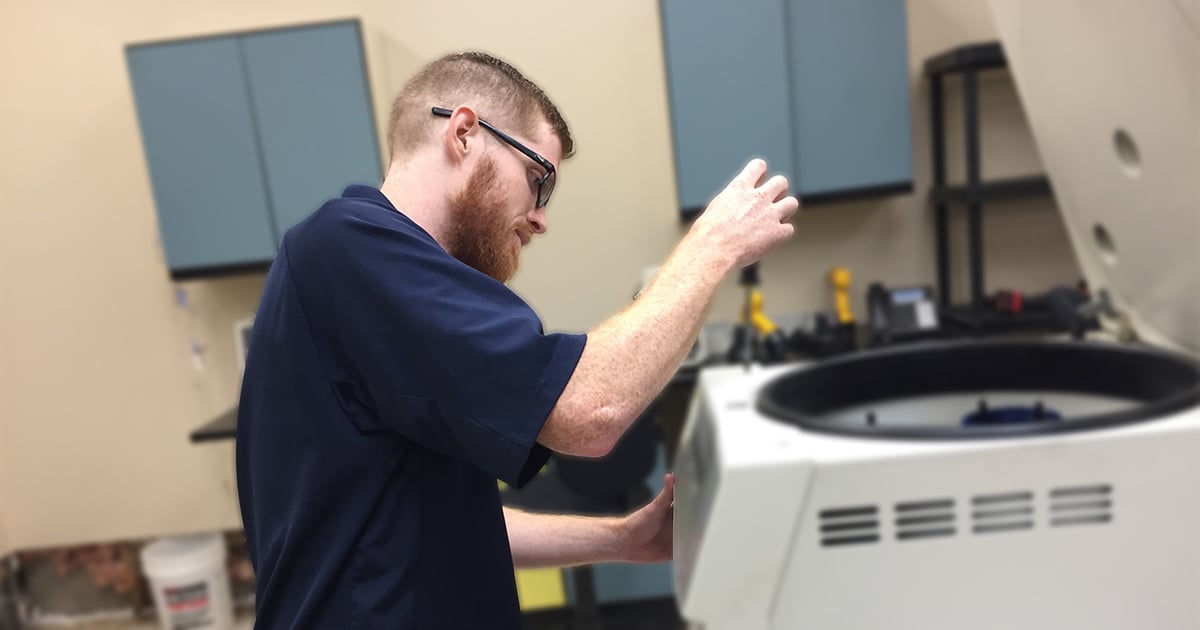 MERA employee fixing equipment